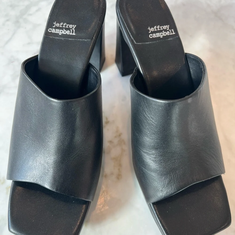 Jeffrey Campbell Caviar Platform Slide Sandal - Picture 4 of 10